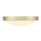 Golden Lighting Gabi Golden Lighting Gabi Integrated Led 12in Flush Mount In Brushed Champagne Brass