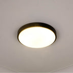 Golden Lighting 9128-FM13 BLK-OP Matte Black Golden Lighting Gabi Integrated Led 12in Flush Mount In Matte Black Image 4