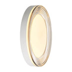 Golden Lighting 9518-16 SNW-SMK Sand White Wry Lighting Ondulada Integrated Led 16in Flush Mount In Sand White And Smoky Acrylic Image 5