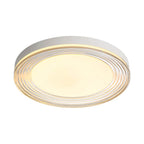 Golden Lighting Ondulada Wry Lighting Ondulada Integrated Led 20in Flush Mount In Sand Black And Smoky Acrylic