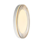 Golden Lighting 9518-20 SNW-SMK Sand White Wry Lighting Ondulada Integrated Led 20in Flush Mount In Sand White And Smoky Acrylic Image 5