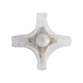 Golden Lighting 9608-FM PN Polished Nickel Golden Lighting Glacier Integrated Led Flush Mount In Polished Nickel Image 1