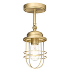 Golden Lighting 9808-1W BCB Brushed Champagne Brass Golden Lighting Seaport 1-light Wall Sconce In Brushed Champagne Brass Image 2
