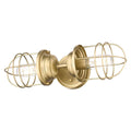 Golden Lighting 9808-2W BCB Brushed Champagne Brass Golden Lighting Seaport 2-light Vanity In Brushed Champagne Brass Image 1