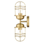 Golden Lighting 9808-2W BCB Brushed Champagne Brass Golden Lighting Seaport 2-light Vanity In Brushed Champagne Brass Image 4