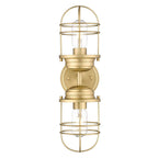 Golden Lighting 9808-2W BCB Brushed Champagne Brass Golden Lighting Seaport 2-light Vanity In Brushed Champagne Brass Image 3
