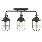 Golden Lighting 9808-BA3 BLK Matte Black Golden Lighting Seaport 3-light Vanity In Matte Black Image 2