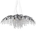 Golden Lighting 9903-12 BI Black Iron Golden Lighting Autumn Twilight 12-light Chandelier In Black Iron Image 1