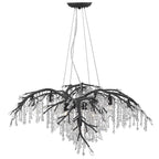 Golden Lighting 9903-12 BI Black Iron Golden Lighting Autumn Twilight 12-light Chandelier In Black Iron Image 6