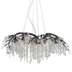 Golden Lighting 9903-12 BI Black Iron Golden Lighting Autumn Twilight 12-light Chandelier In Black Iron Image 5