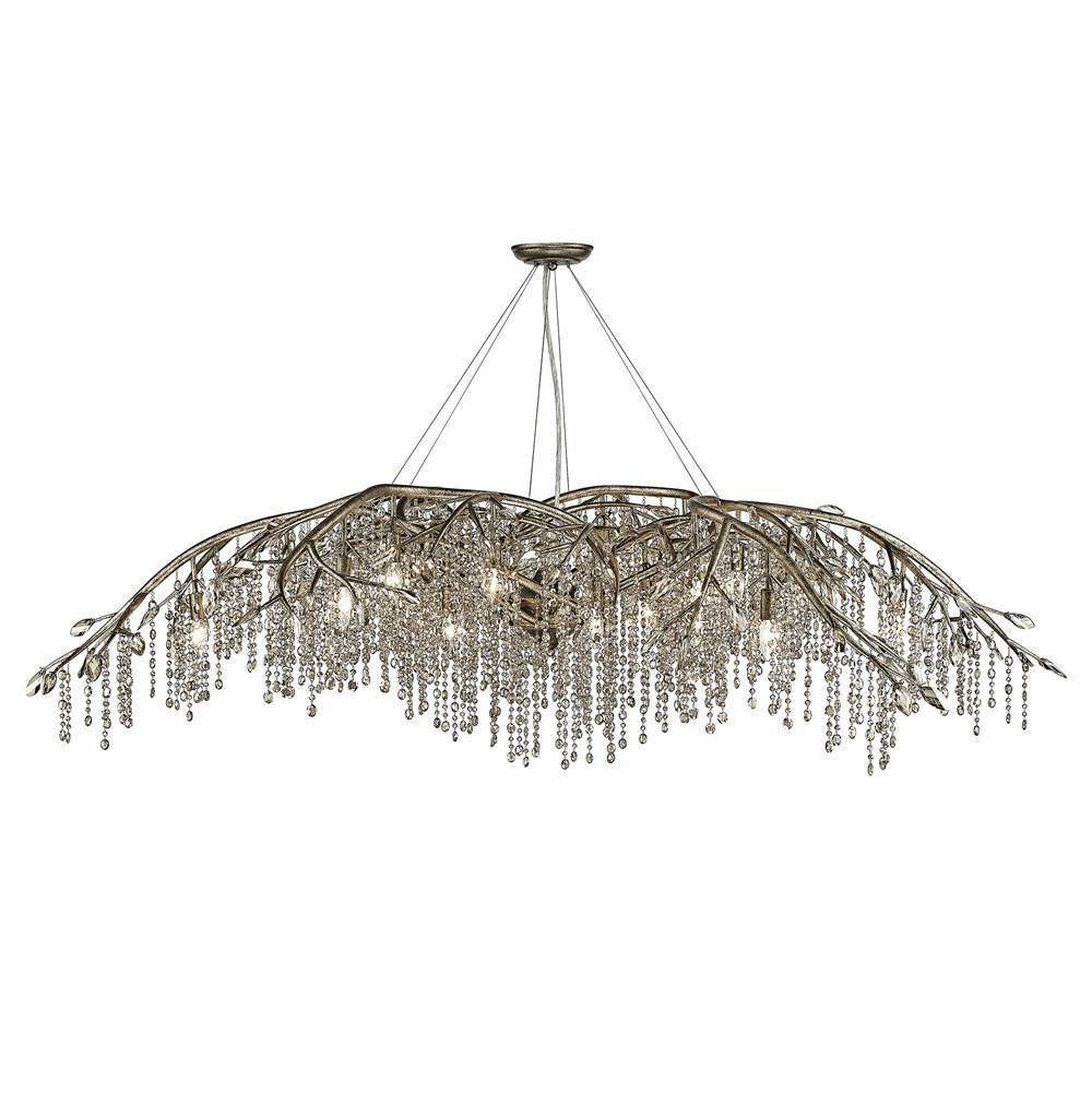 Golden Lighting 9903-24 MG Mystic Gold Golden Lighting Autumn Twilight 24-light Chandelier In Mystic Gold Image 6