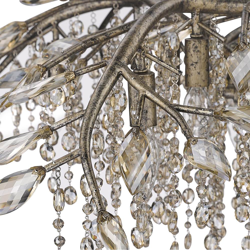 Golden Lighting 9903-24 MG Mystic Gold Golden Lighting Autumn Twilight 24-light Chandelier In Mystic Gold Image 3
