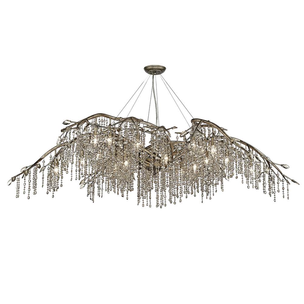 Golden Lighting 9903-24 MG Mystic Gold Golden Lighting Autumn Twilight 24-light Chandelier In Mystic Gold Image 1