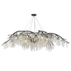 Golden Lighting 9903-24 BI Black Iron Golden Lighting Autumn Twilight 24-light Chandelier In Black Iron Image 1