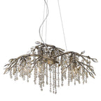 Golden Lighting Autumn Twilight Golden Lighting Autumn Twilight 6-light Chandelier In Black Iron