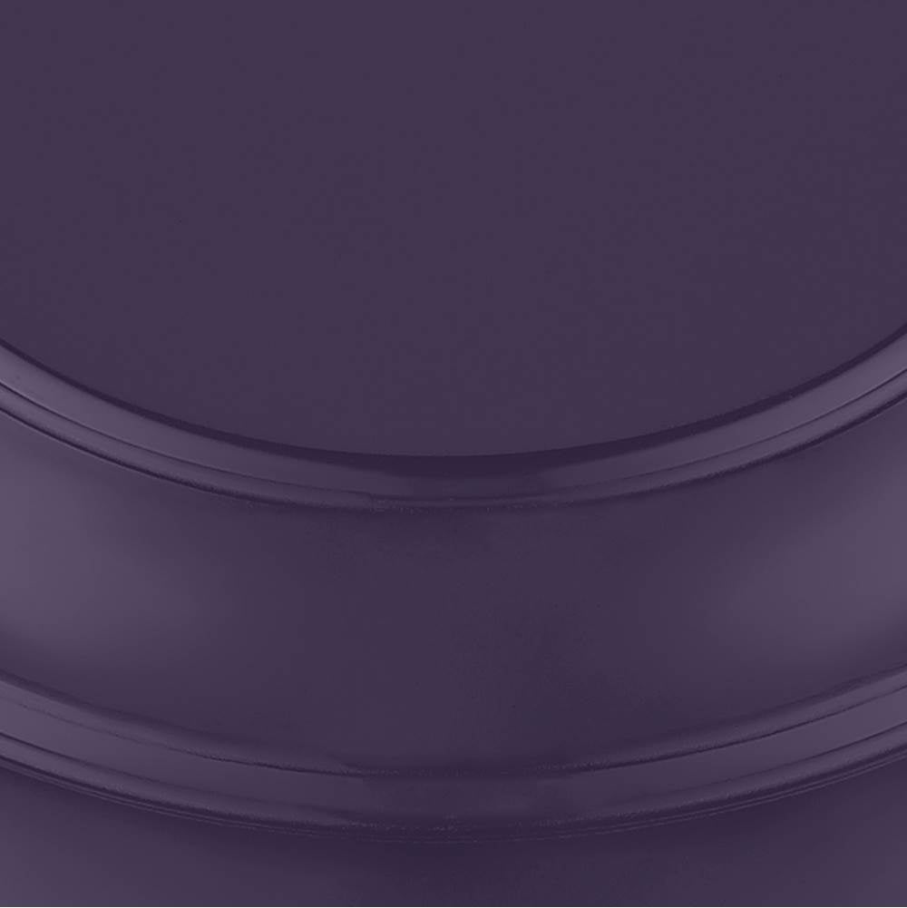 Golden Lighting 3306-FM PW-EP Pewter Yep By Golden Lighting Orwell 1-light Flush Mount In Pewter And Exotic Purple Shade Image 3