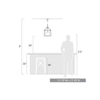 Golden Lighting 2073-M3 NWT-CLR Natural White Golden Lighting Smyth 3-light Chandelier In Natural White Image 2