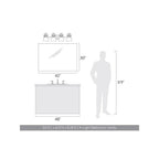Golden Lighting 3602-BA4 RBZ-BLK Rubbed Bronze Yep By Golden Lighting Duncan 4-light Vanity In Rubbed Bronze And Matte Black Shade Image 2