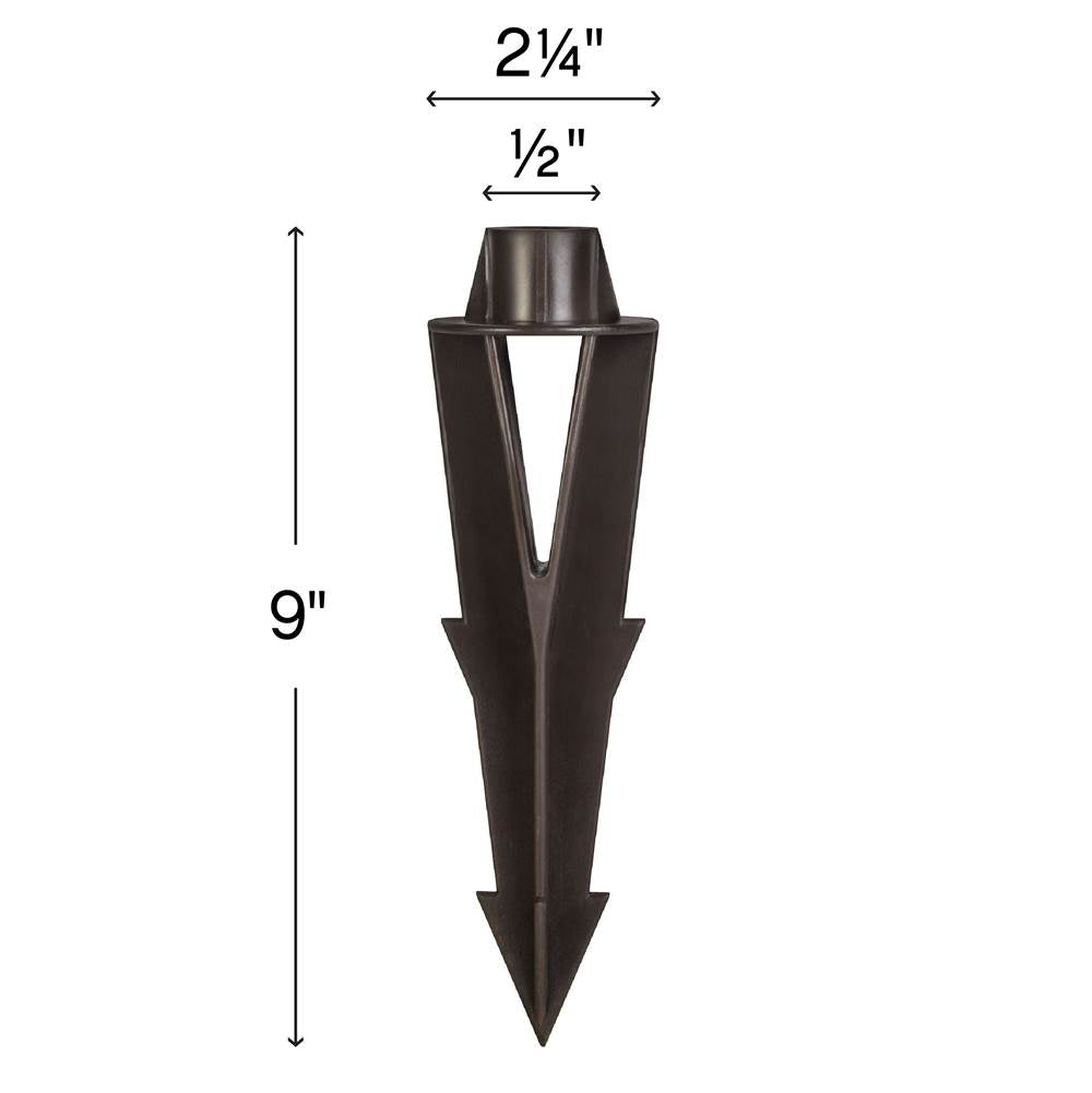 Hinkley Lighting 0014BZ Bronze Ground Spike 9'' Image 6