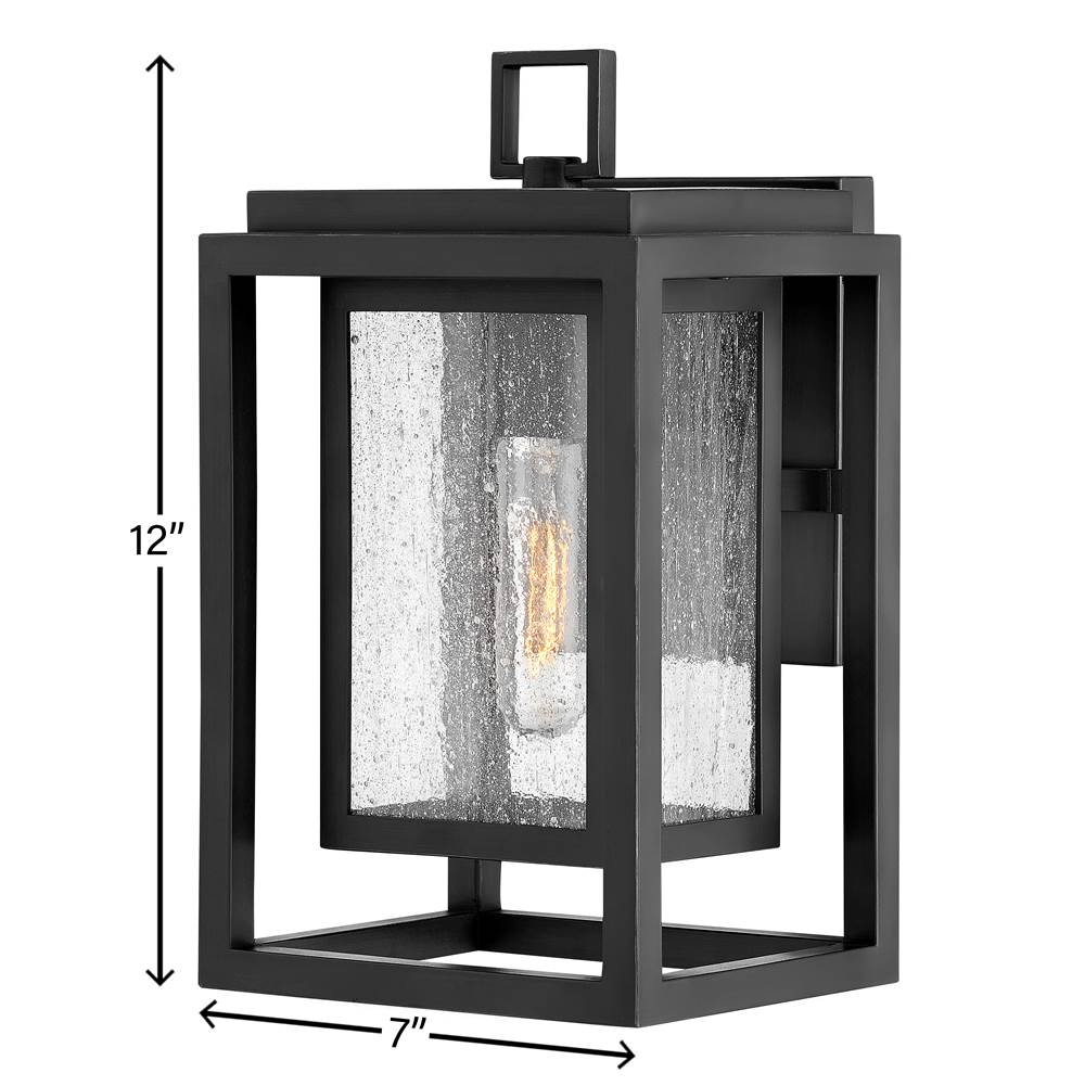 Hinkley Lighting 1000BK Black Small Wall Mount Lantern Image 5