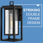 Hinkley Lighting 1000BK Black Small Wall Mount Lantern Image 3