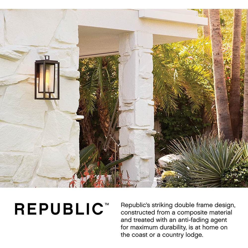 Hinkley Lighting 1000OZ Oil Rubbed Bronze Small Wall Mount Lantern Image 4