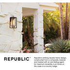 Hinkley Lighting 1000OZ Oil Rubbed Bronze Small Wall Mount Lantern Image 4