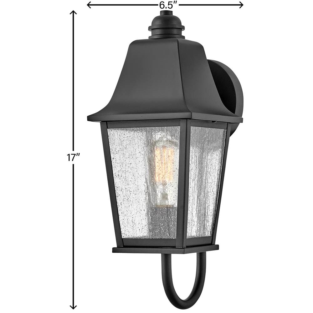 Hinkley Lighting 10010BK Black Small Wall Mount Lantern Image 3