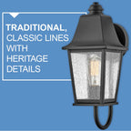 Hinkley Lighting 10010BK Black Small Wall Mount Lantern Image 2