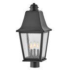 Hinkley Lighting 10011BK Black Medium Post Top Or Pier Mount Lantern Image 1