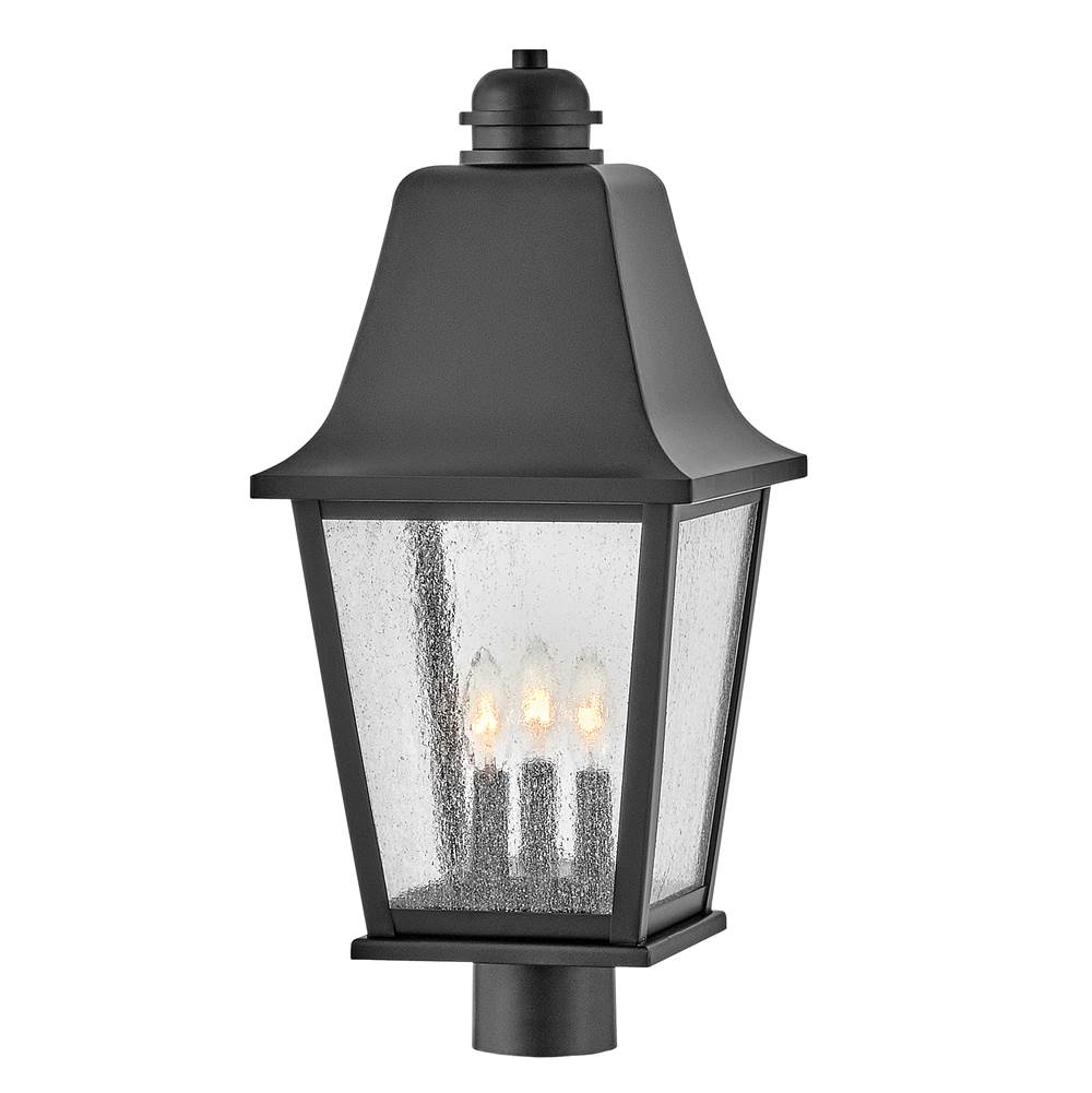 Hinkley Lighting 10011BK Black Medium Post Top Or Pier Mount Lantern Image 1