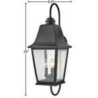 Hinkley Lighting 10014BK Black Medium Wall Mount Lantern Image 3