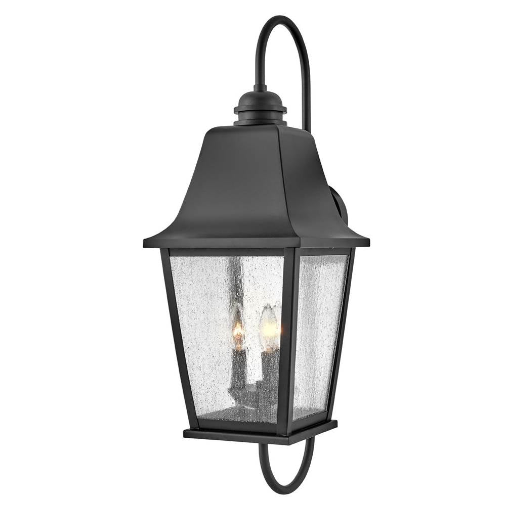 Hinkley Lighting 10015BK Black Large Wall Mount Lantern Image 1