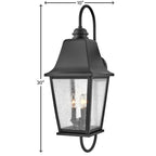 Hinkley Lighting 10015BK Black Large Wall Mount Lantern Image 3