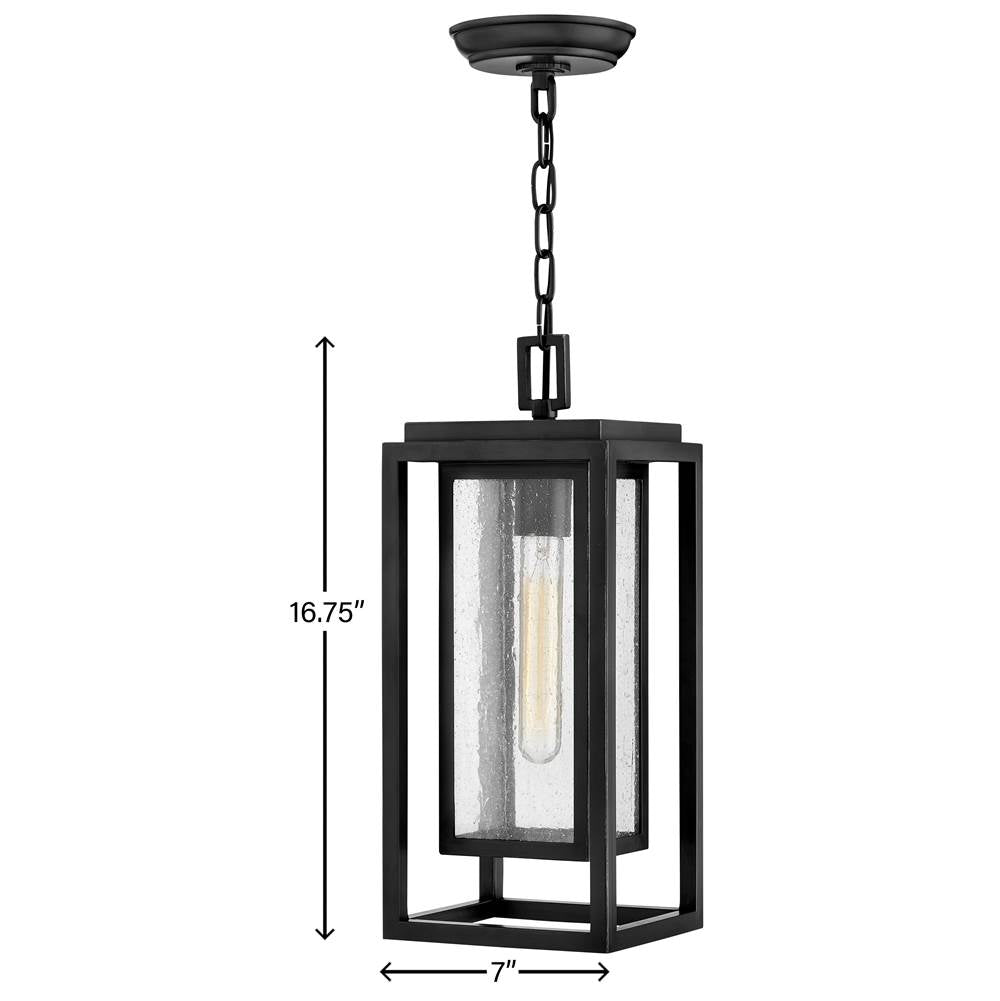 Hinkley Lighting 1002BK Black Medium Hanging Lantern Image 5
