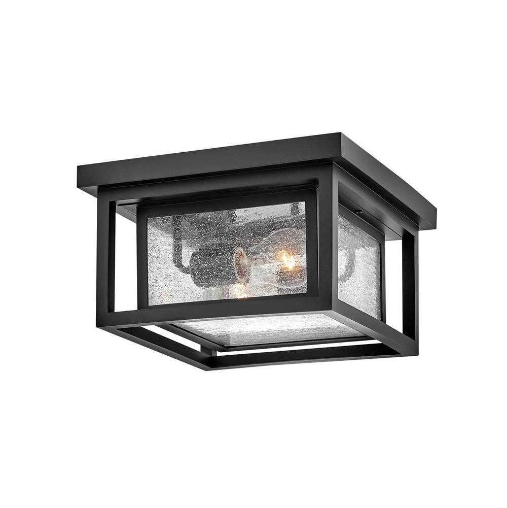 Hinkley Lighting 1003BK Black Medium Flush Mount Image 1