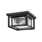 Hinkley Lighting 1003BK Black Medium Flush Mount Image 1