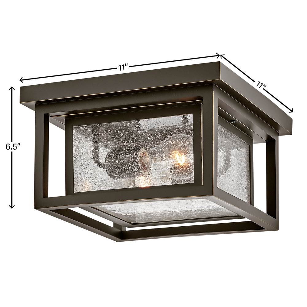 Hinkley Lighting 1003OZ Oil Rubbed Bronze Medium Flush Mount Image 5