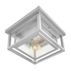 Hinkley Lighting 1003SI Satin Nickel Medium Flush Mount Image 6