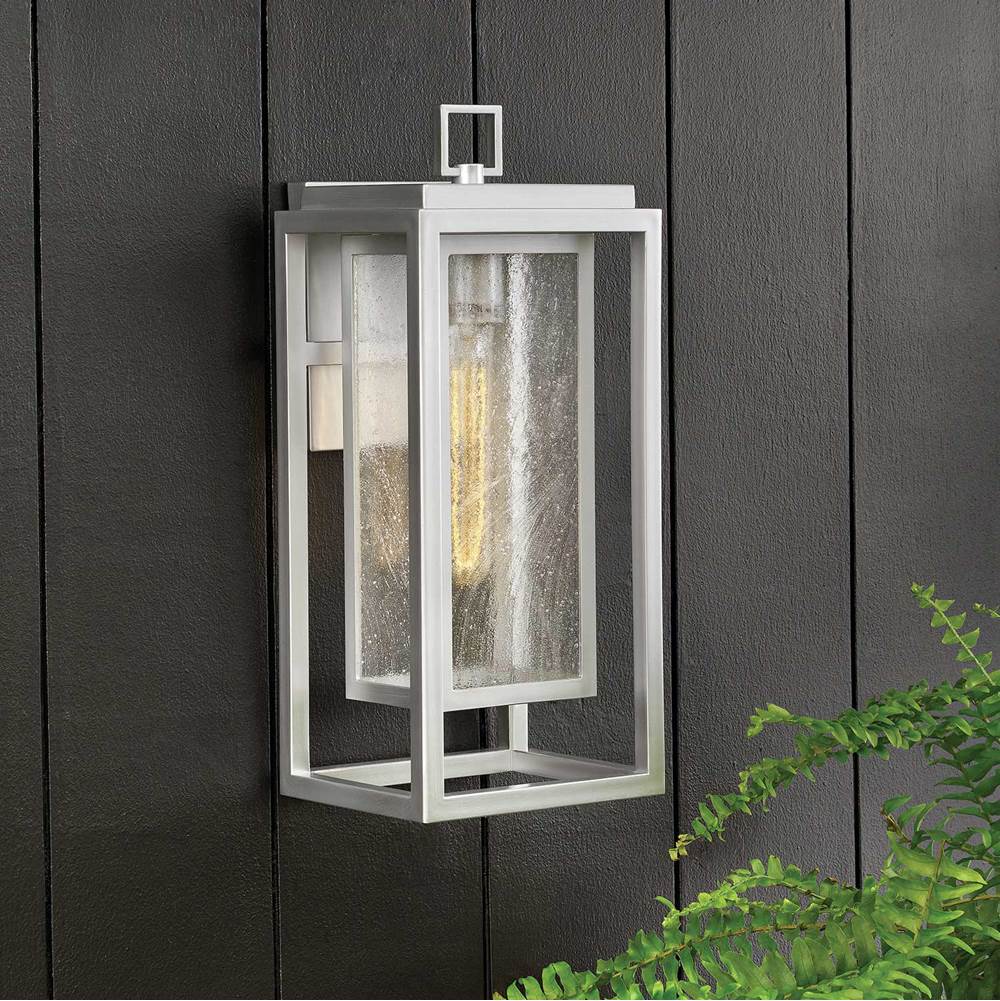 Hinkley Lighting 1004SI-LV Satin Nickel Medium Wall Mount Lantern 12v Image 6