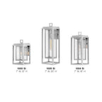 Hinkley Lighting 1004SI Satin Nickel Medium Wall Mount Lantern Image 6