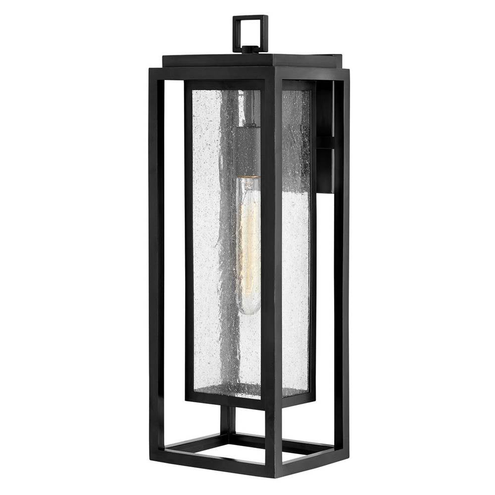 Hinkley Lighting 1005BK-LL Black Large Wall Mount Lantern Image 1