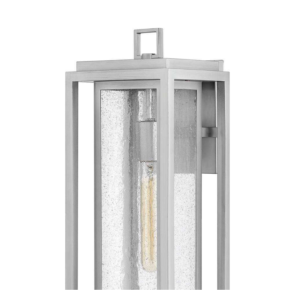 Hinkley Lighting 1005SI-LL Satin Nickel Large Wall Mount Lantern Image 8