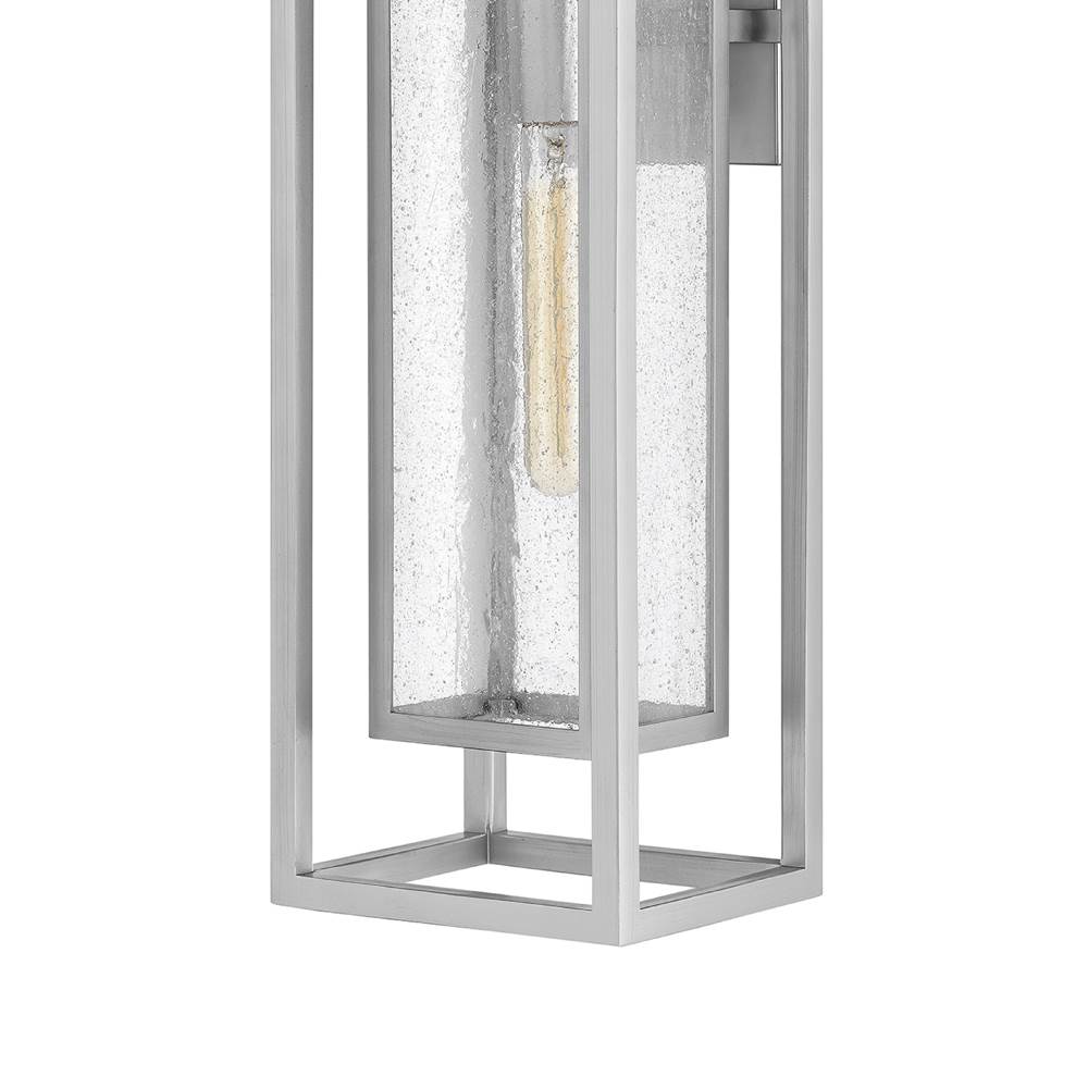 Hinkley Lighting 1005SI-LL Satin Nickel Large Wall Mount Lantern Image 7