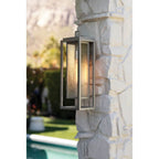 Hinkley Lighting 1005SI-LL Satin Nickel Large Wall Mount Lantern Image 4