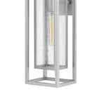 Hinkley Lighting 1005SI Satin Nickel Large Outdoor Wall Mount Lantern Image 8