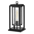 Hinkley Lighting 1007BK Black Medium Pier Mount Lantern Image 1