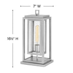 Hinkley Lighting Republic Medium Pier Mount Lantern