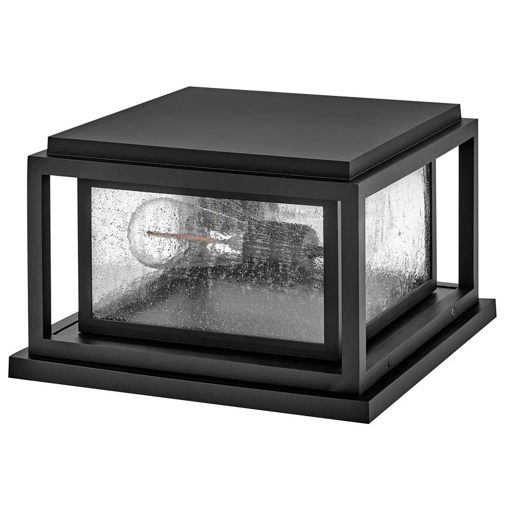 Hinkley Lighting 1008BK-LV Black Small Pier Mount Lantern 12v Image 4