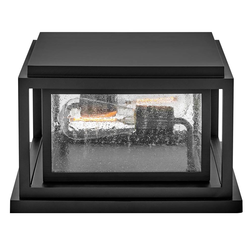 Hinkley Lighting 1008BK-LV Black Small Pier Mount Lantern 12v Image 3